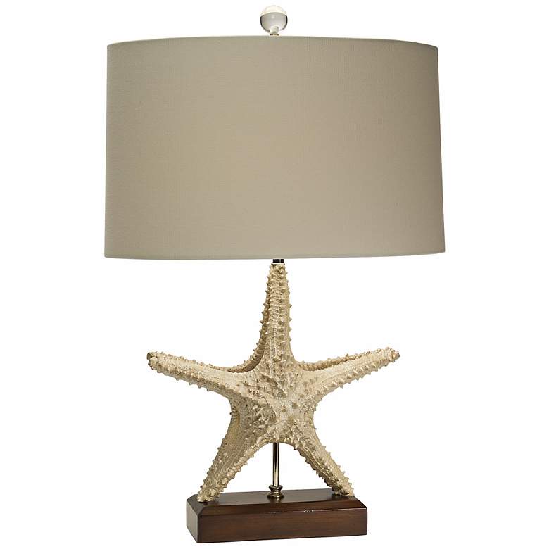 Image 1 Natural Light Standing Star Sailcloth Table Lamp