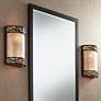 1_Natural Mica 12 1/2" High Wall Sconce Fixtures Set of 2