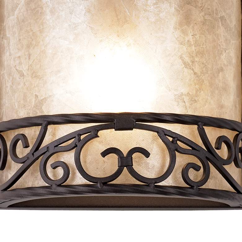 Image 4 Natural Mica 12 1/2" High Wall Sconce Fixtures Set of 2 more views