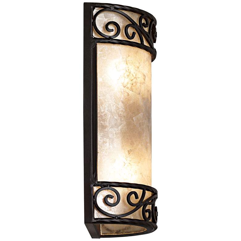 Image 5 Natural Mica 12 1/2" High Wall Sconce Fixtures Set of 2 more views
