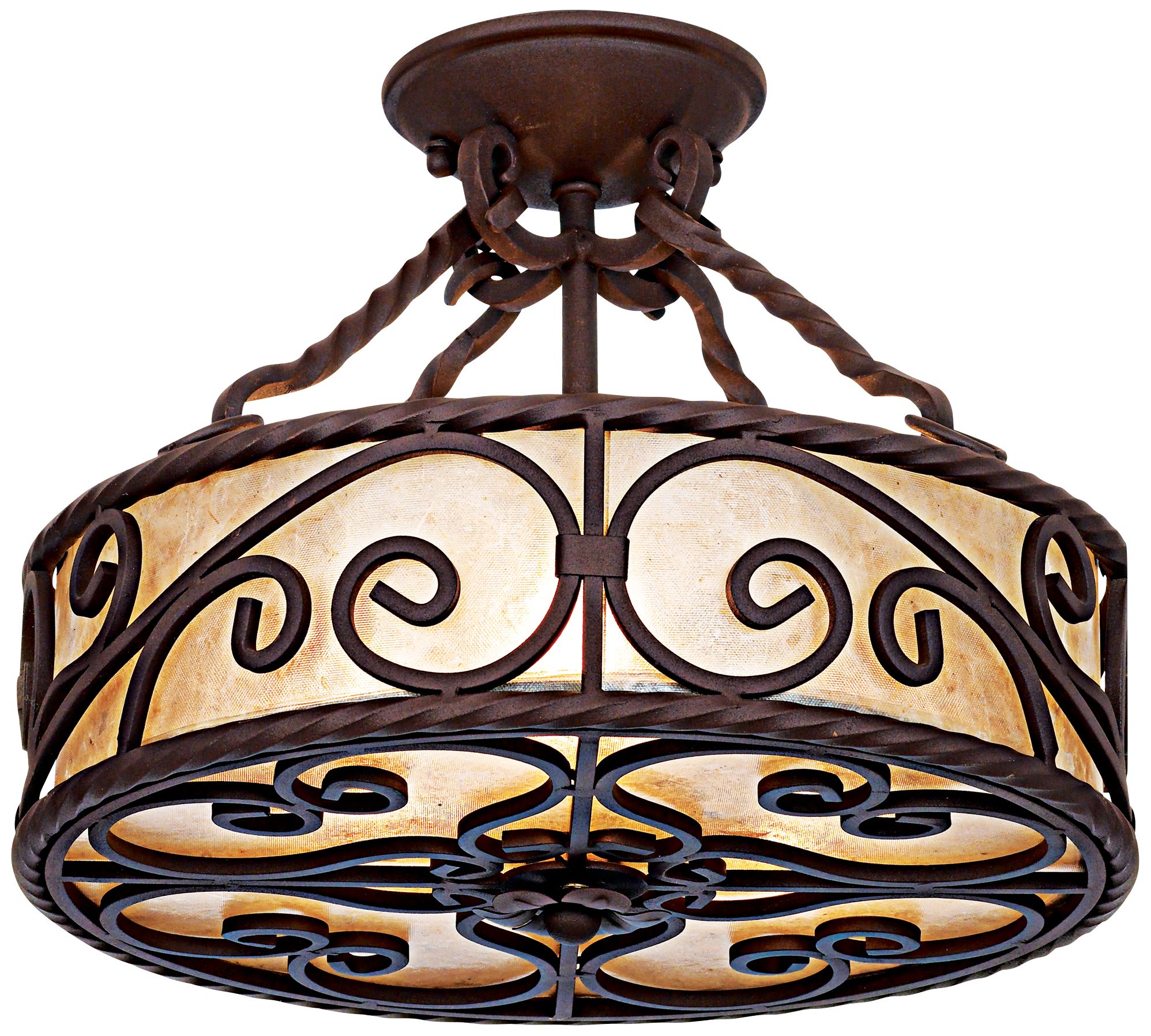 iron ceiling light fixtures