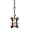 Natural Mica Collection 7" Wide Mini Pendant Chandelier