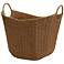 Natural Paper Rope Basket with Handles