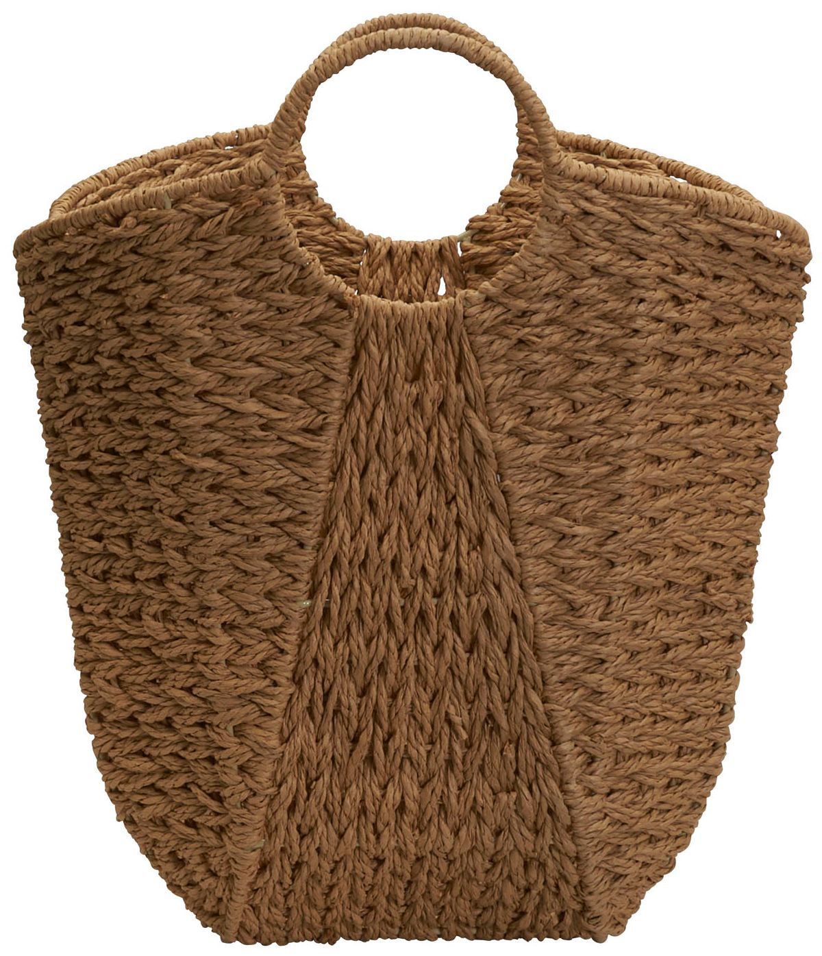 Image 4 Natural Paper Rope Basket with Handles more views