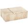 Natural Stone 9 3/4" Wide Rectangular Decorative Box