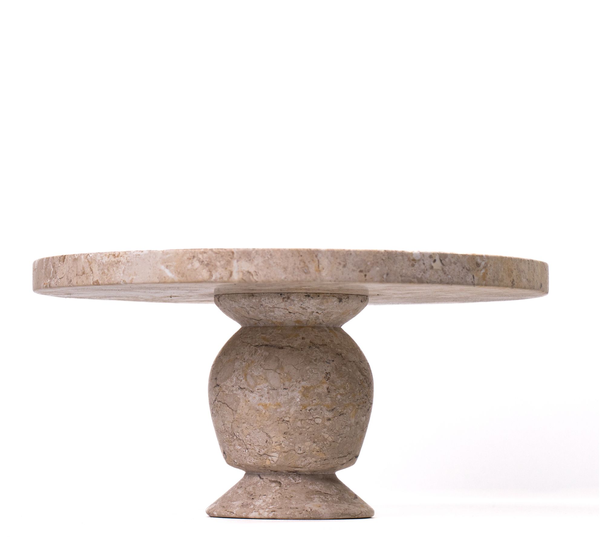 Image 4 Natural Travertine Cakestand more views