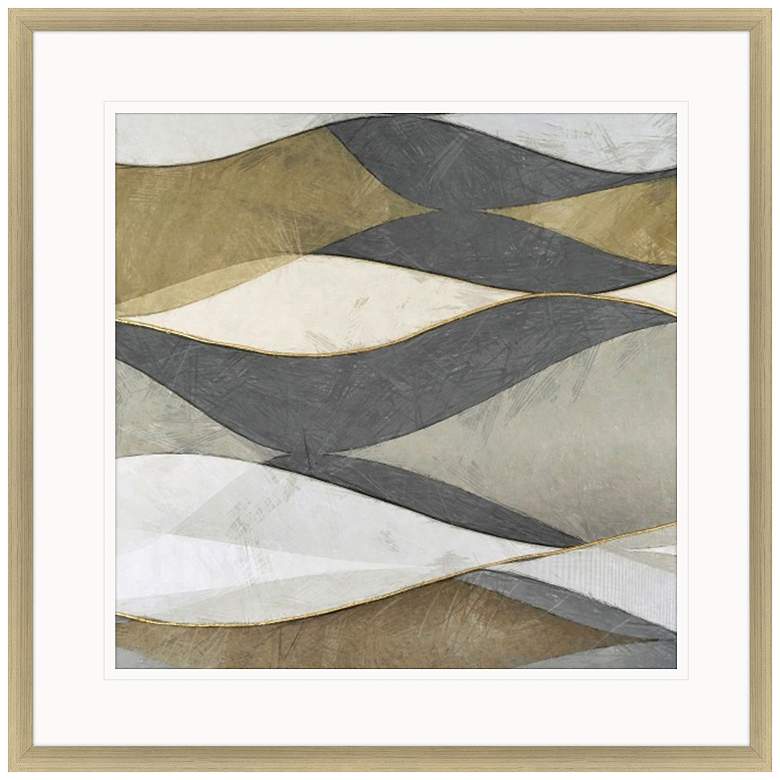 Image 1 Natural Waves II 39"W x 39"H Framed Art