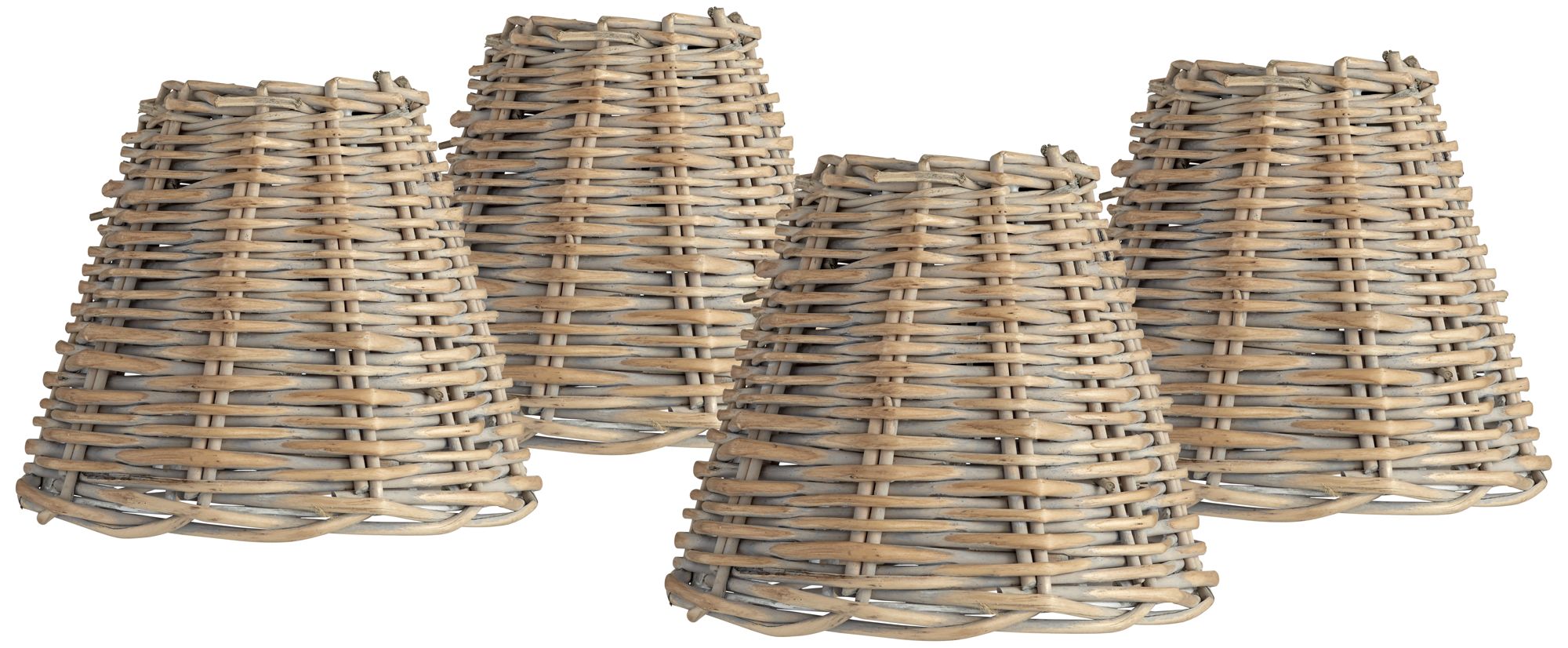 wicker ceiling shades