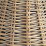 Thumbnail2 of Natural Wicker Weave Chandelier Lamp Shades 3x6x5 (Clip-On) Set of 4 more views