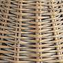 Natural Wicker Weave Lamp Shade 3x6x5 (Clip-On)