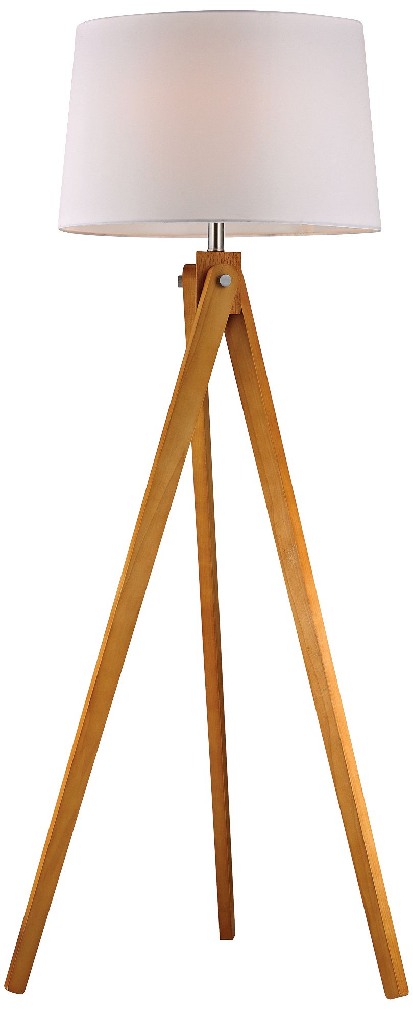 wood look floor lamp