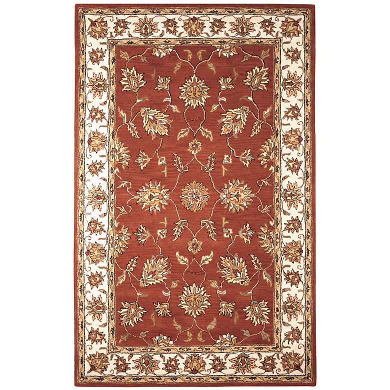 Image 1 Natural Wool Collection 5&#39;x8&#39; Kenwick Area Rug