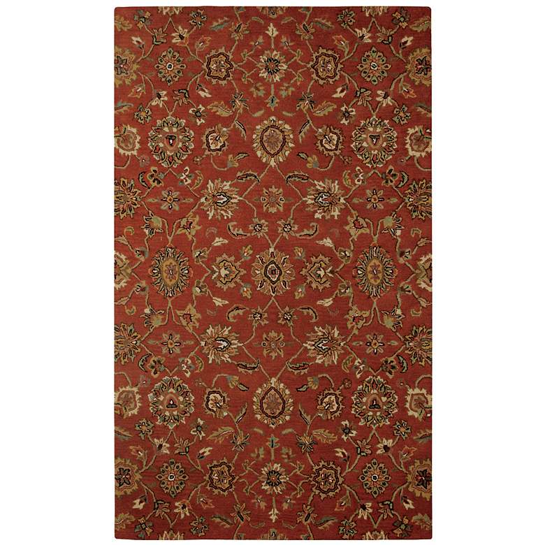 Image 1 Natural Wool Collection 5&#39;x8&#39; Victoria Area Rug