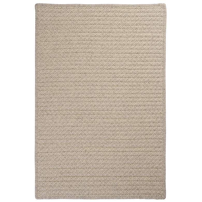 Image 1 Natural Wool Houndstooth HD31R 5&#39;x8&#39; Cream Rug