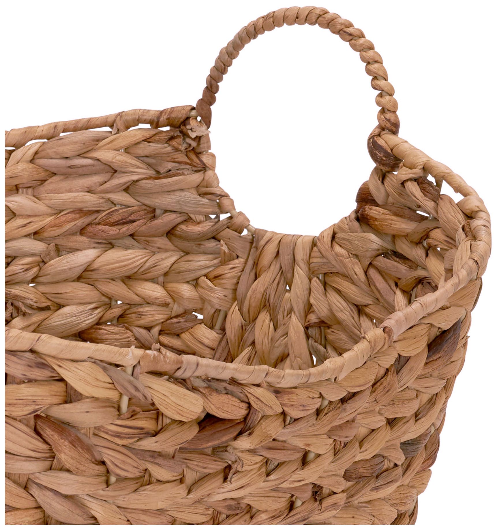 Image 5 Natural Woven Wicker Storage Basket, Great for Decoration or Organization more views