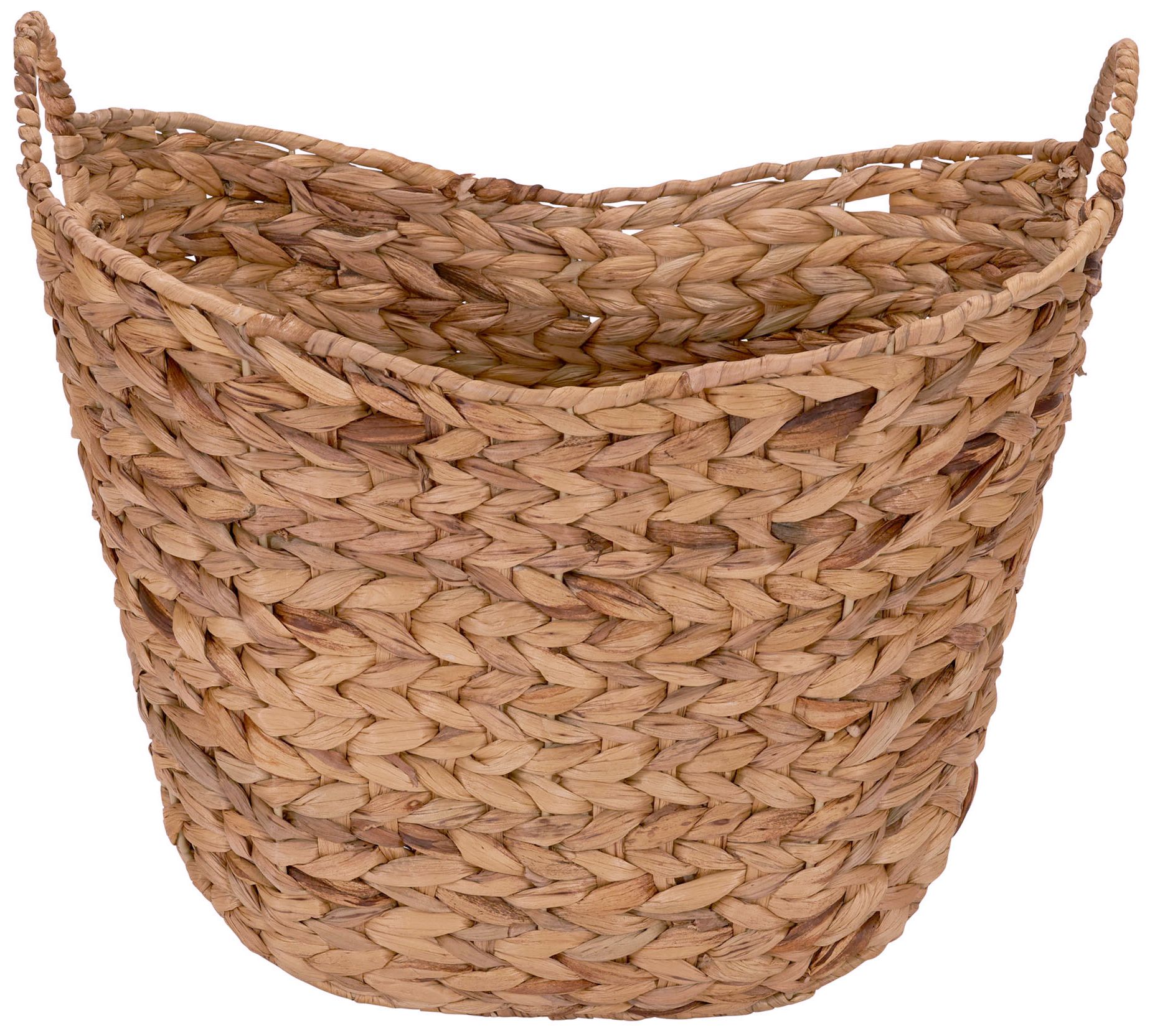 Natural Woven Wicker Storage Basket, Great for Decoration or Organization