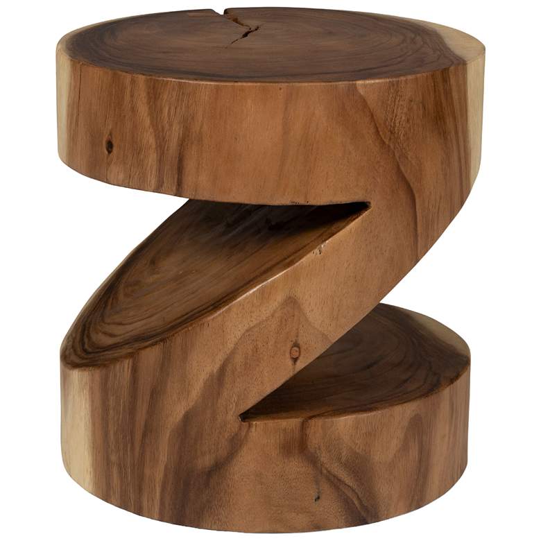 Image 1 Naturals Anchali 18" Wide Natural Accent Stool