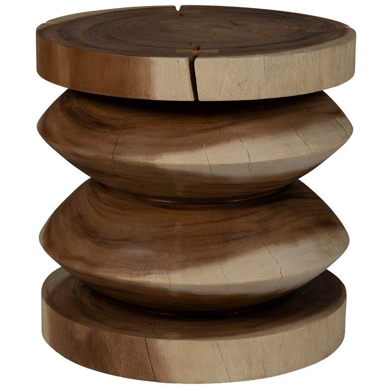 Image 1 Naturals Asnee 18" Wide Natural Accent Stool