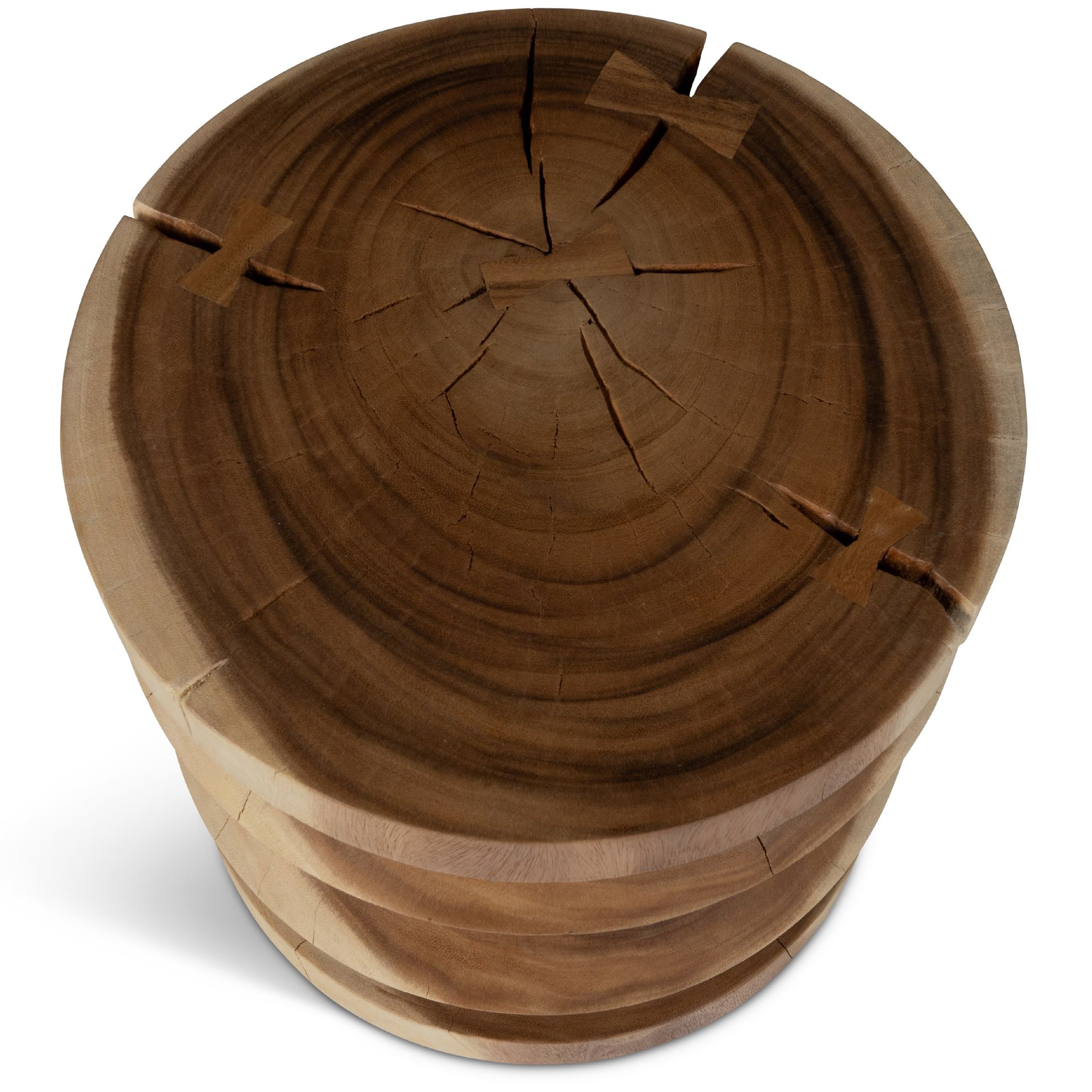 Image 3 Naturals Asnee 18" Wide Natural Accent Stool more views