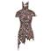 Naturals Female Torso 18"W x 43"H Faux Rust Wall Art