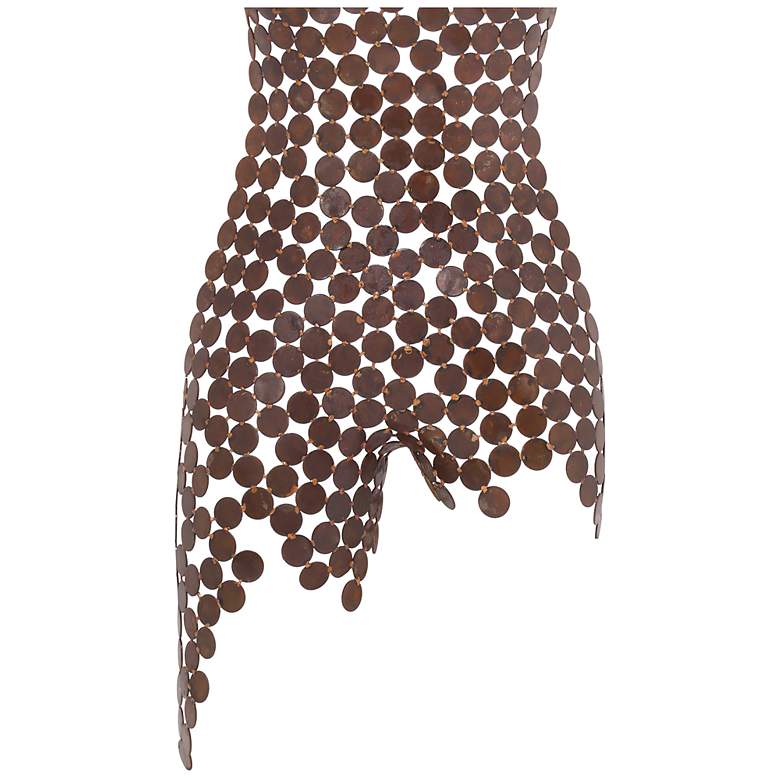 Image 4 Naturals Female Torso 18"W x 43"H Faux Rust Wall Art more views