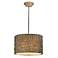 Naturals Knotted Rattan Pendant Chandelier