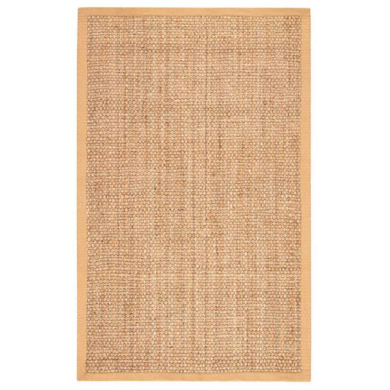 Image 1 Naturals Lucia Adesina NAL05 5&#39;x8&#39; Beige Jute Area Rug