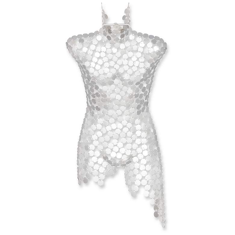 Image 2 Naturals Male Torso 18"W x 43"H Silver Leaf Wall Art more views
