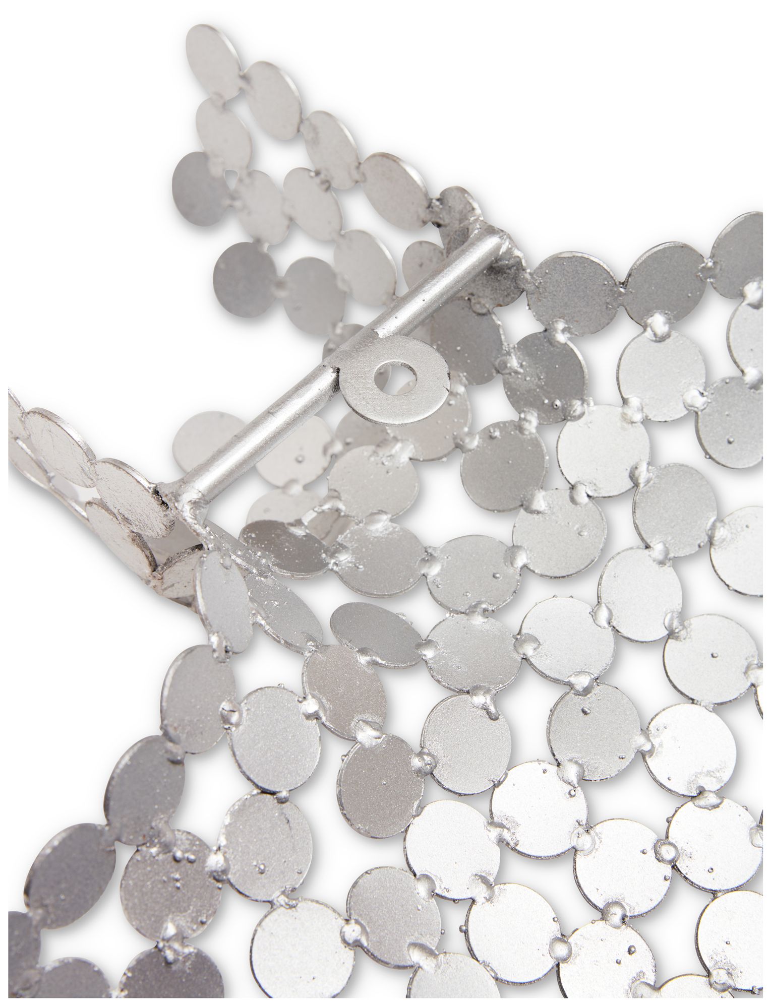 Image 4 Naturals Male Torso 18"W x 43"H Silver Leaf Wall Art more views