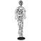 Naturals Mister Metal 24W" x 64"H Black Sculpture
