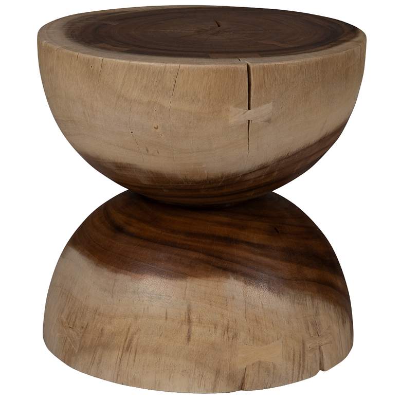 Image 1 Naturals Pensri 17" Wide Natural Accent Stool