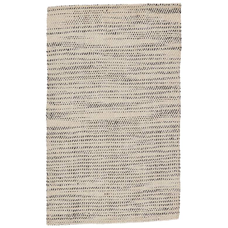 Image 2 Naturals Tobago Almand NAT26 5&#39;x8&#39; White Black Area Rug