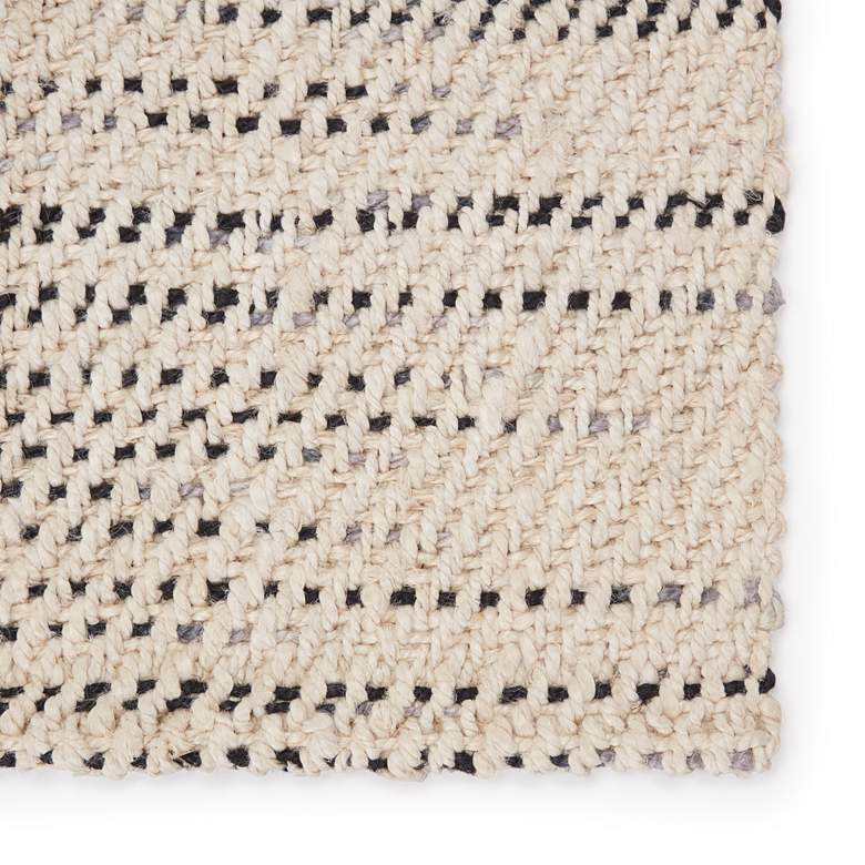 Image 5 Naturals Tobago Almand NAT26 5'x8' White Black Area Rug more views