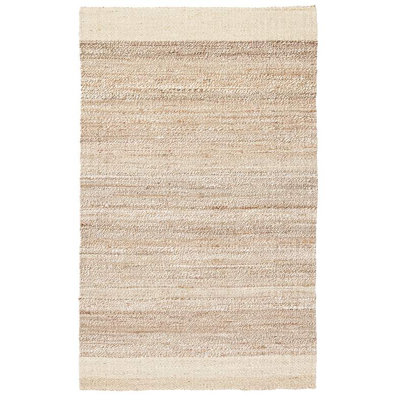 Image 2 Naturals Tobago Mallow NAT12 5'x8' White and Tan Area Rug