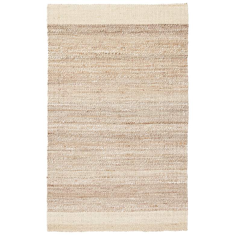 Image 2 Naturals Tobago Mallow NAT12 5&#39;x8&#39; White and Tan Area Rug