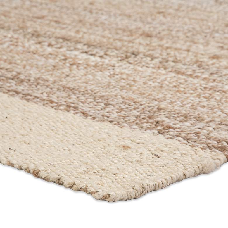 Image 3 Naturals Tobago Mallow NAT12 5&#39;x8&#39; White and Tan Area Rug more views