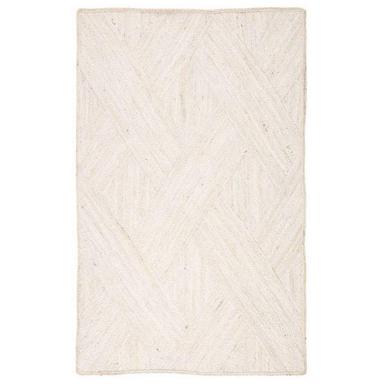 Image 1 Naturals Tobago Vero NAT35 5'x8' Ivory Trellis Area Rug