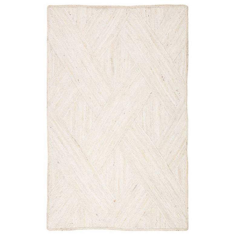 Image 1 Naturals Tobago Vero NAT35 5&#39;x8&#39; Ivory Trellis Area Rug