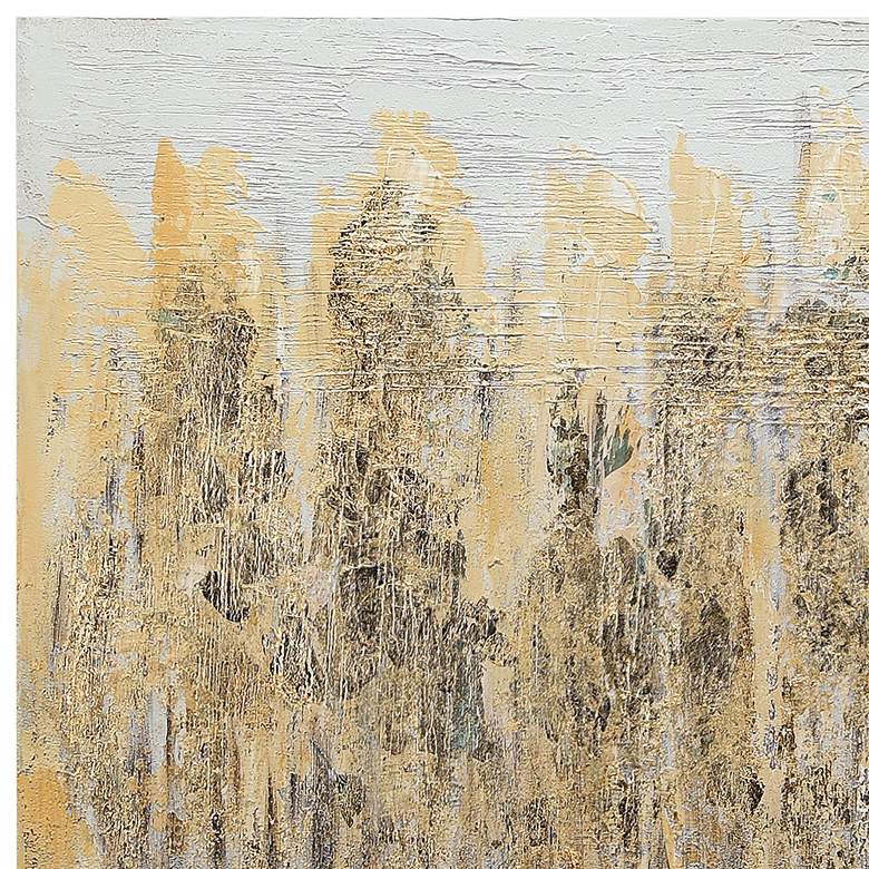 Image 4 Nature 36" Square Textured Metallic Canvas Wall Art more views