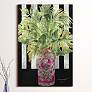 Nature &amp; Style Reverse Printed Tempered Glass with Silver Leaf Wall Art