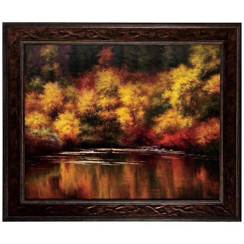 Image 1 Nature Mirror 36 inch Wide Framed Wall Art