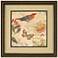 Nature's Rhapsody II Square 29" Bird and Butterfly Wall Art