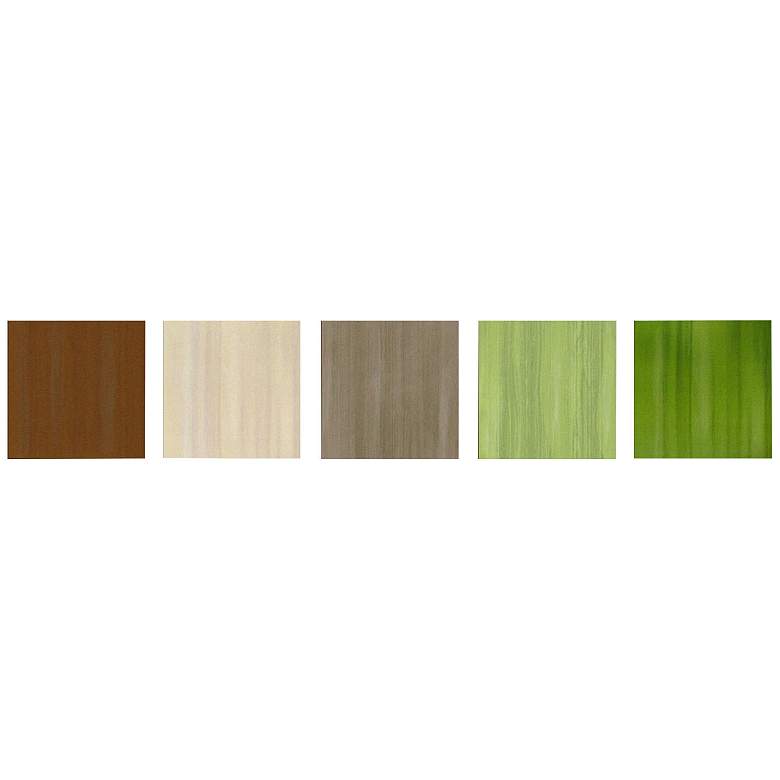 Image 1 Nature&#39;s Touch Colorful 5-Piece 12 inch Square Wall Art
