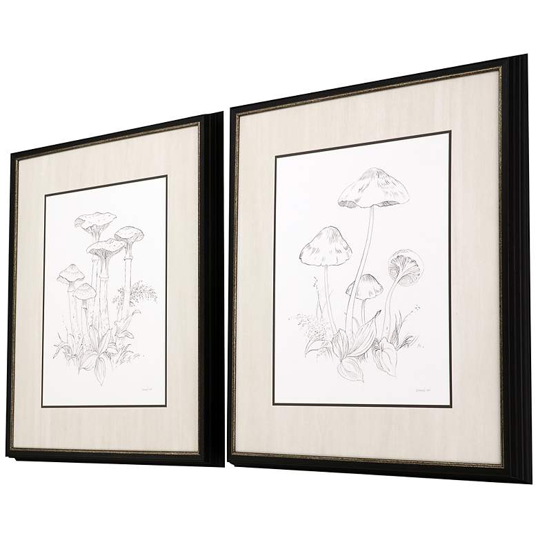 Image 5 Nature Sketchbook 30 inchH 2-Piece Giclee Framed Wall Art Set more views