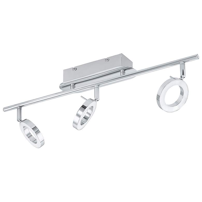 Image 1 Naudella 3-Light Integrated LED Fixed Track Light w/ Chrome Finish