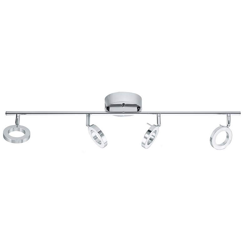 Image 1 Naudella - 4-Light Integrated LED Semi-Flush/Wall Mount - Chrome Finish