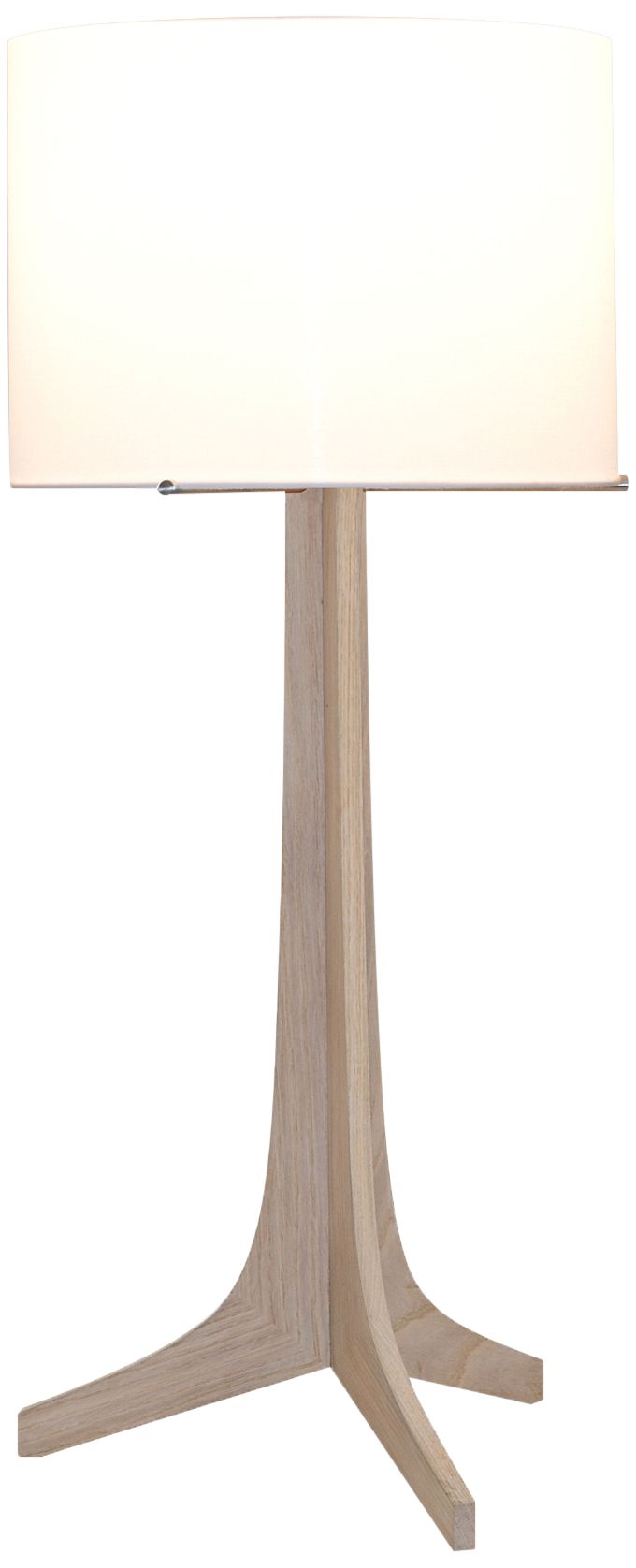 white oak table lamp