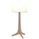 Nauta White Oak and White Shade LED Table Lamp