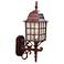 Nautica 1-Light Burled Walnut Wall Light