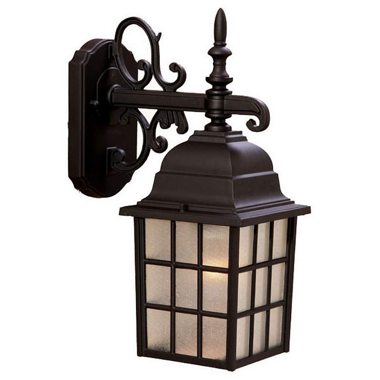 Image 1 Nautica 1-Light Matte Black Wall Light